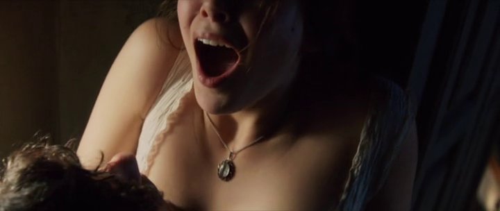 Elizabeth Olsen sex scenes and (very) briefly topless from "In Secret&...
